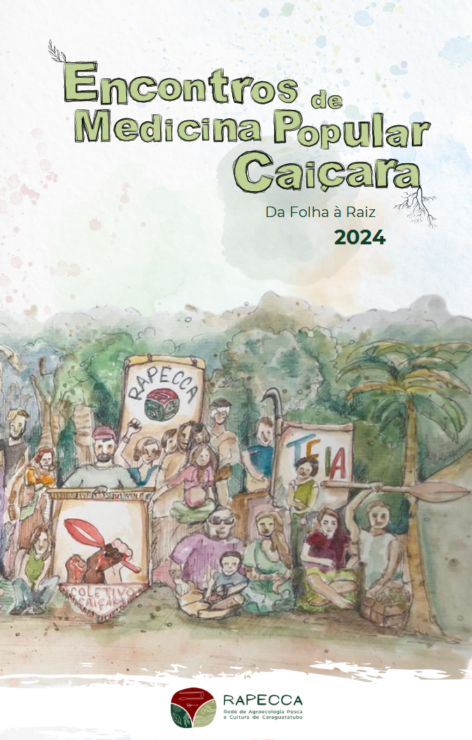 Capa do Livreto - Encontros de Medicina Popular Caiçara